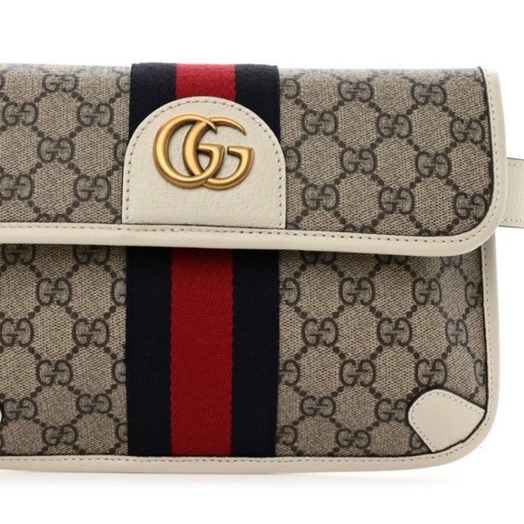 Gucci Handbags - Gucci GG Supreme Monogram Web Small Ophidia Belt Bag NEW WITH DUST BAG